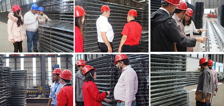 寶潤達桁架樓承板客戶參觀