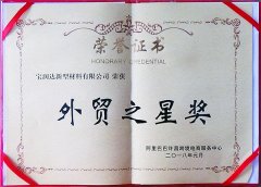 寶潤(rùn)達(dá)-阿里巴巴外貿(mào)之星獎(jiǎng)